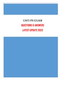 ATI VATI PN EXAM - QUESTIONS & ANSWERS (Scored 98%) LATEST UPDATE 2023