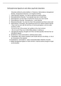 Introduction to psychology&comma; sleep disorders&comma; and schizophrenia disorders