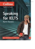 Speaking for IELTS band 7+