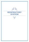 Respiratory system Complete Study Guide_ Guaranteed Success.