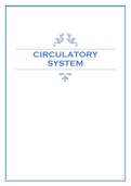 CIRCULATORY SYSTEM Complete Exam  Study Guide_ Guaranteed Success.