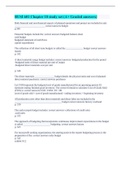 BUSI 601 Chapter 10 study set &lpar;A&plus; Graded answers&rpar;