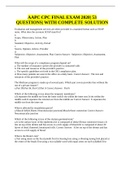 NURSING 412 AAPC CPC FINAL EXAM 53 QUESTIONS &lowbar;Chamberlain
