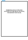 Fehrenbach Illustrated Anatomy of the Head and Neck&comma; 5th Edition Test Bank&period;