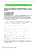 ANCC Review Questions &lpar;PMHNP IQ&rpar; Question bank answered 