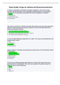 Exam Guide&colon; Drugs for Asthma and Bronchoconstriction