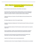 C963 - Objective Assessment Superset Questions and Answers Graded A&plus;