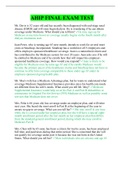 NURSING 412 AHIP FINAL EXAM TEST &lowbar;Chamberlain 