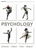 Test bank for Psychology 4th Edition by Daniel L&period; Schacter practice real psychology questions with correct provided answers sheet