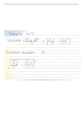 some flashcards for statistics applied maths as level 