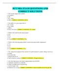 PCT NHA EXAM QUESTIONS AND CORRECT SOLUTIONS &lpar;ANSWERS VERIFIED&rpar;