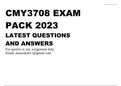 CMY3708 EXAM PACK 2023
