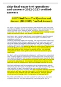ahip-final-exam-test-questions-and-answers-2022-2023-verified-answers