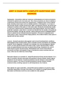 ARRT VI EXAM WITH COMPLETE QUESTIONS AND ANSWERS