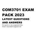 COM3701 EXAM PACK 2023