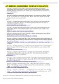 ATI NUR 265 &lpar;ANSWERED&rpar; COMPLETE SOLUTION