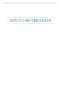 MSN 571 MIDTERM EXAM