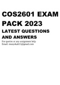 COS2601 EXAM PACK 2023