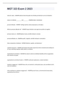MGT 323 Exam 2 2023 with 100&percnt; correct answers