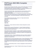 PCIP Exam 2023 With Complete Solutions&period;