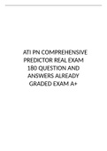 2023 ATI PN Comprehensive Predictor Real Exam Questions and Answers