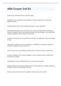 ABA Cooper  exam 2023 with 100&percnt; correct answers