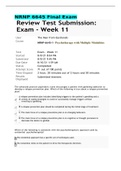 NRNP 6645 Final Exam / NRNP6645 Final Exam / NRNP 6645 Week 11 Final Exam / NRNP6645 Week 11 Final Exam(100 Questions & Answers)(New, 2022-2023)
