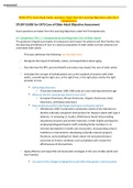 NURS C475&semi; Exam Study Guide&comma; questions Taken from the Learning Objectives under the 9 Competencies