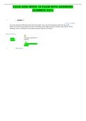 COUN 6250 WEEK 10 EXAM WITH ANSWERS &lpar;SUMMER 2021&rpar;