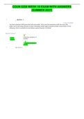COUN 6250 WEEK 10 EXAM WITH ANSWERS &lpar;SUMMER 2021&rpar;
