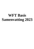 WFT Basis Samenvatting 2023