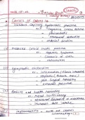 oedema 2pathology handwritten notes