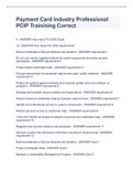 Payment Card Industry Professional PCIP Trainining Correct