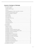 Samenvatting Anatomie, fysiologie en pathologie, ISBN: 9789036812276  Basiskennis van de sociaal werker in de zorg