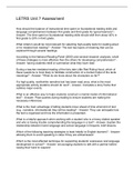 LETRS Unit 7 Assessment