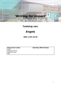 Writing for impact met een 8 behaald