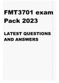 FMT3701 EXAM PACK 2023