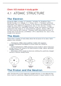 Chem 103 module 4 study guide