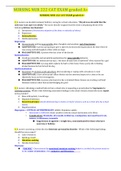 NURSING NUR 222 CAT EXAM graded A&plus; NURSING NUR 222 CAT EXAM graded A&plus; NURSING NUR 222 CAT EXAM graded A&plus; NURSING NUR 222 CAT EXAM graded A&plus; NURSING NUR 222 CAT EXAM graded A&plus; NURSING NUR 222 CAT EXAM graded A&plus; NURSING NUR 222 CAT EXAM graded A&plus; NURSING NU