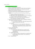 Conservation Biology Exam 2 outline