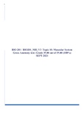 BIO 201 &sol; BIO201&lowbar;MH&lowbar;V3  Topic 10&colon; Muscular System Gross Anatomy test&semi; Grade 35&period;00 out of 35&period;00 &lpar;100&percnt;
