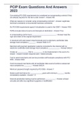 PCIP Exam Questions And Answers 2023
