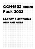 GGH1502 EXAM PACK 2023