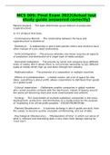 MCS 005&colon; Final Exam 2022&lpar;Actual test study guide answered correctly&rpar;