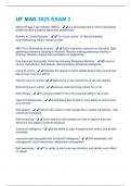 UF MAN 3025 EXAM 3 Questions And Answers Rated 100&percnt; Correct