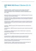 MAN 3025  PACKAGE DEAL COMPILED WITH GRADED A&plus; SOLUTIONS