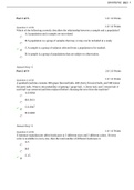 STATISTICS BEC1 Statistics Final Exam Solutions WGU &lpar;100&percnt; Complete&rpar;