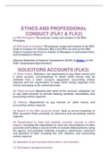 ETHICS AND PROFESSIONAL CONDUCT (FLK1 & FLK2)