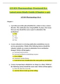 ATI RN Pharmacology Proctored 8.0 (Chapter 1-49) Latest 2022 Study Guide