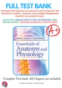 Test Bank For Essentials of Anatomy and Physiology 8th Edition By Valerie C. Scanlon; Tina Sanders 9780803669376 Chapter 1-22 Complete Guide .